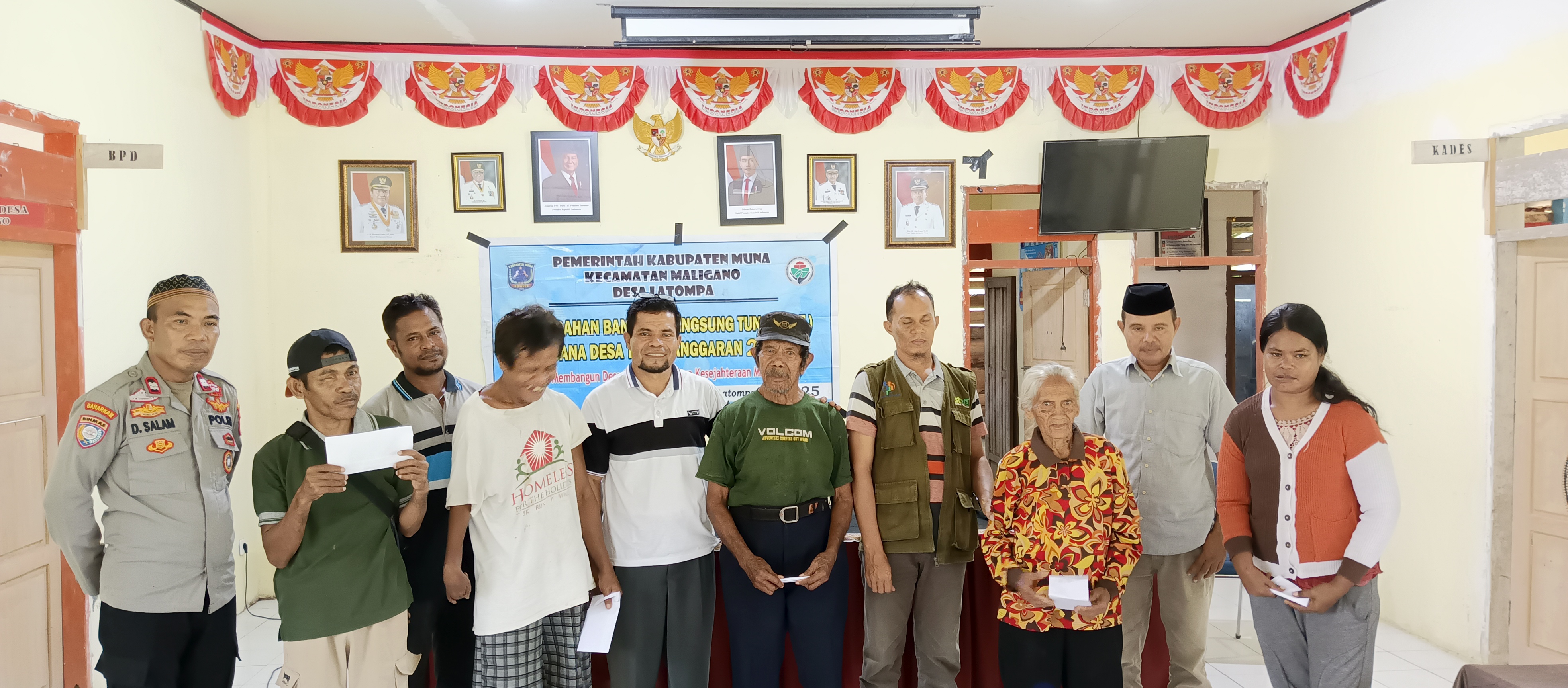 Penyaluran Bantuan Langsung Tunai (BLT) Tahap I